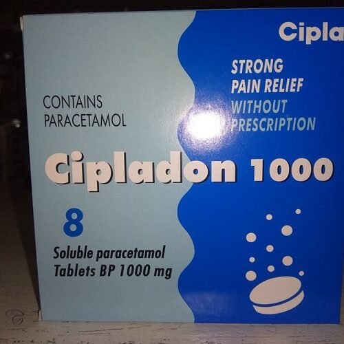 Cipladon (Paracetamol) 1000mg Tablets 8`s