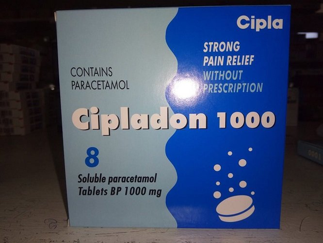 Cipladon (Paracetamol) 1000mg Tablets 8`s