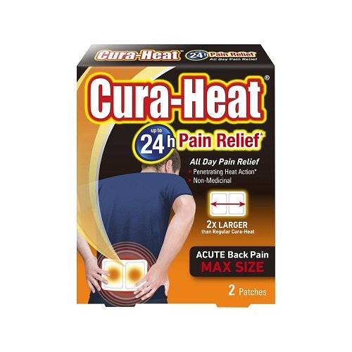 Cura-Heat Back Pain Max Size 2`s