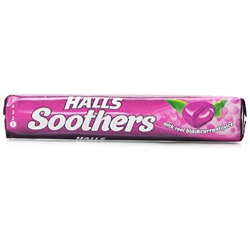 Halls Soothers Med Sweets BlackCurrant 45g