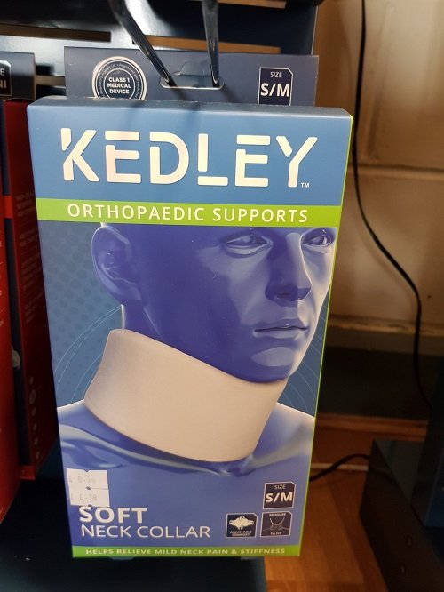 Kedley (Orthropaedic) Supports Soft Neck Collar -S/M- Moderate.