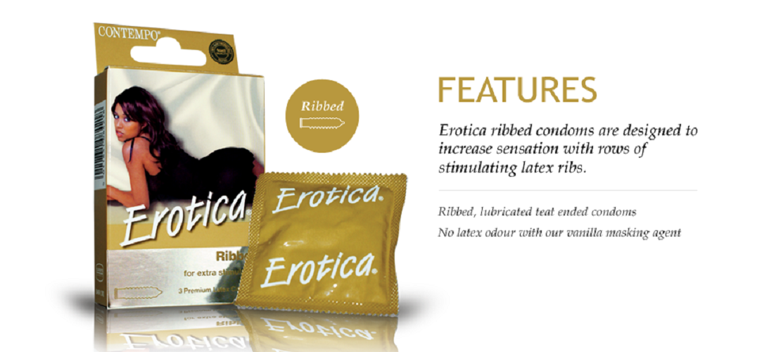 Contempo Erotica Condoms 3`s