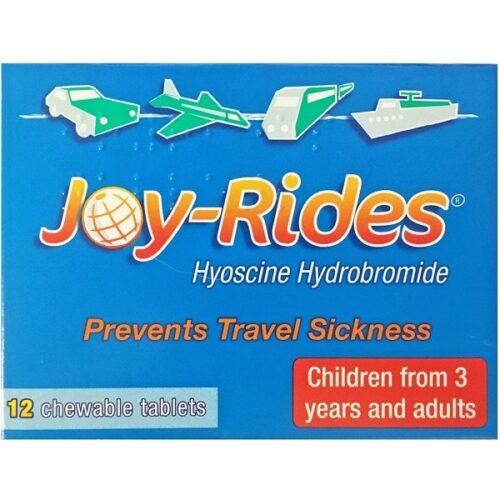 Joy Rides Travel Sickness Tablets 12`s