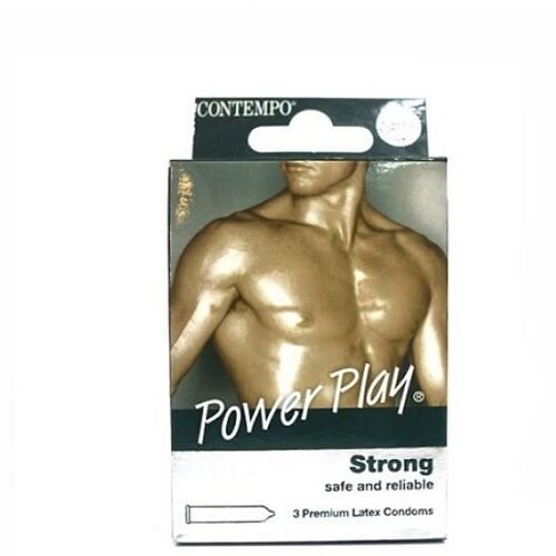 Contempo Power Play Condoms 3`s
