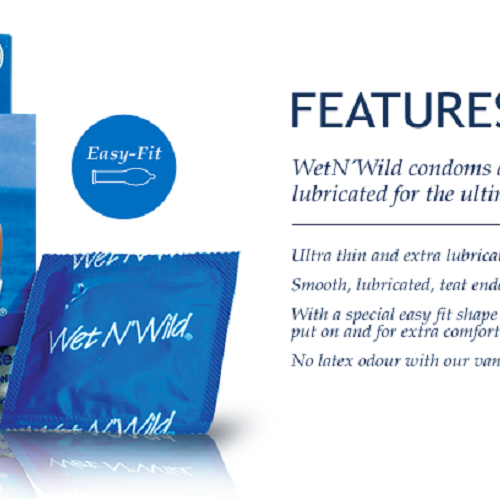 Contempo Wet N Wild Condoms 3`s