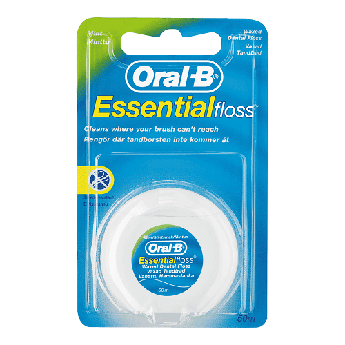 Oral B Dental Floss Waxed Mint 50mtr