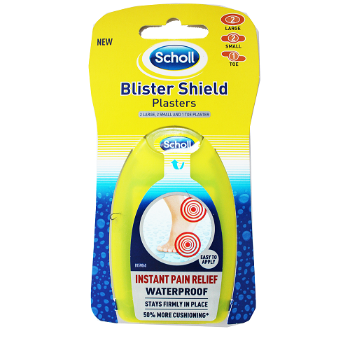 Scholl Blister Shield Mxd Plaster 3l+2s