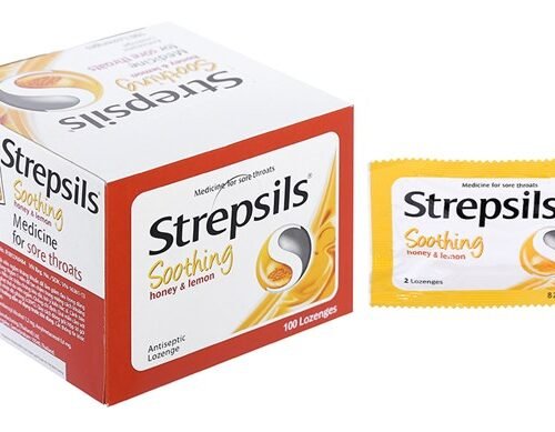 Strepsils Antiseptic Lozenges Honey And Lemon 100`s