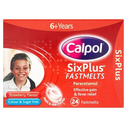 Calpol (Cold, Fever & Pain) 6+ Fastmelts Tablets 24`s