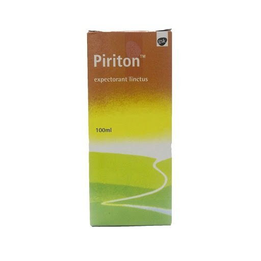 Piriton (Chlorpheniramine Maleate) Expectorant Linctus Syrup 100ml