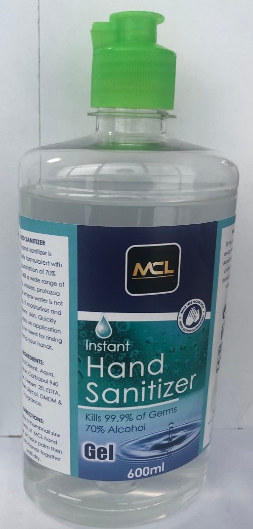 Mcl Instant Hand Sanitizer Gel 600ml