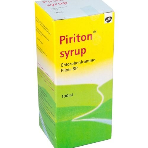 Piriton (Chlorpheniramine Maleate) Syrup 100ml