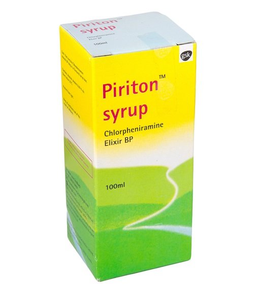 Piriton (Chlorpheniramine Maleate) Syrup 100ml
