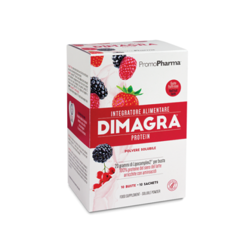 PromoPharma Dimagra Protein Red Fruit Sachets 10`s