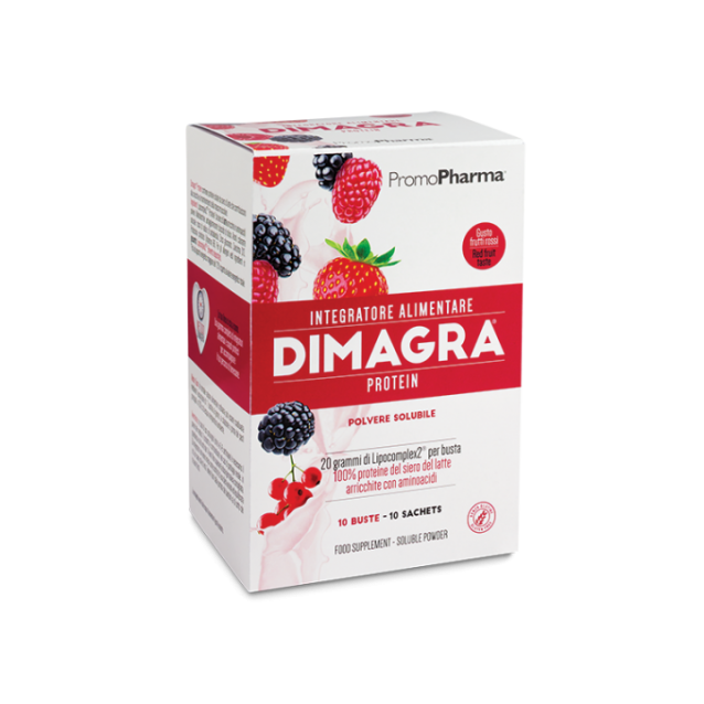 PromoPharma Dimagra Protein Red Fruit Sachets 10`s