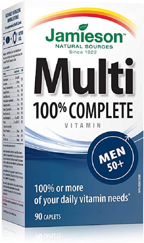 Jamieson Multi 100% Complete Men 50+ Caplets 90`s
