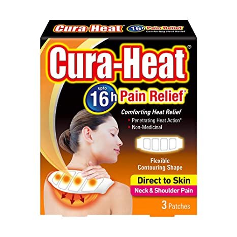 Cura-Heat Neck And Shoulder Patches 3`s