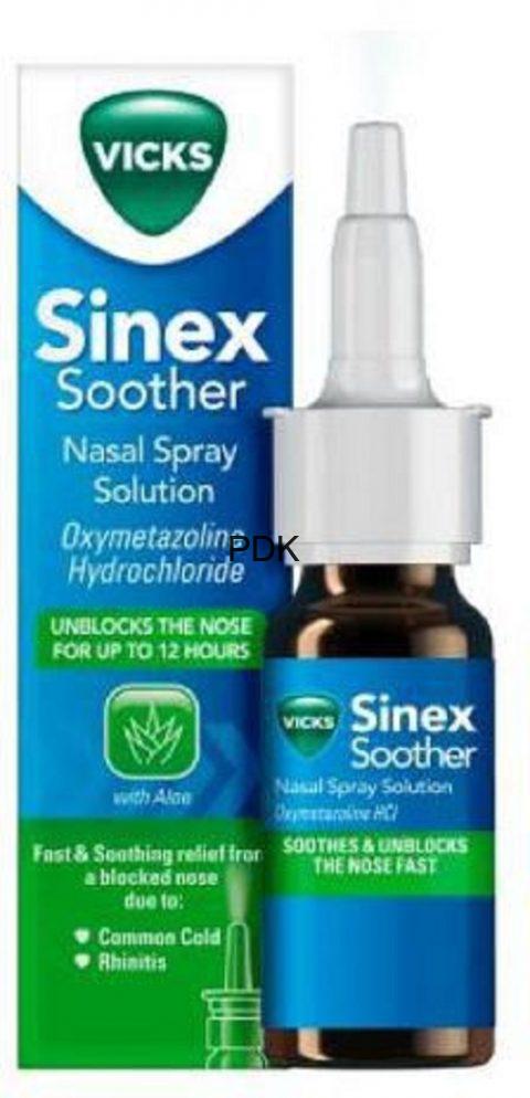 Vicks Sinex Soother Nasal Spray 15ml - Pharmacy Direct Kenya