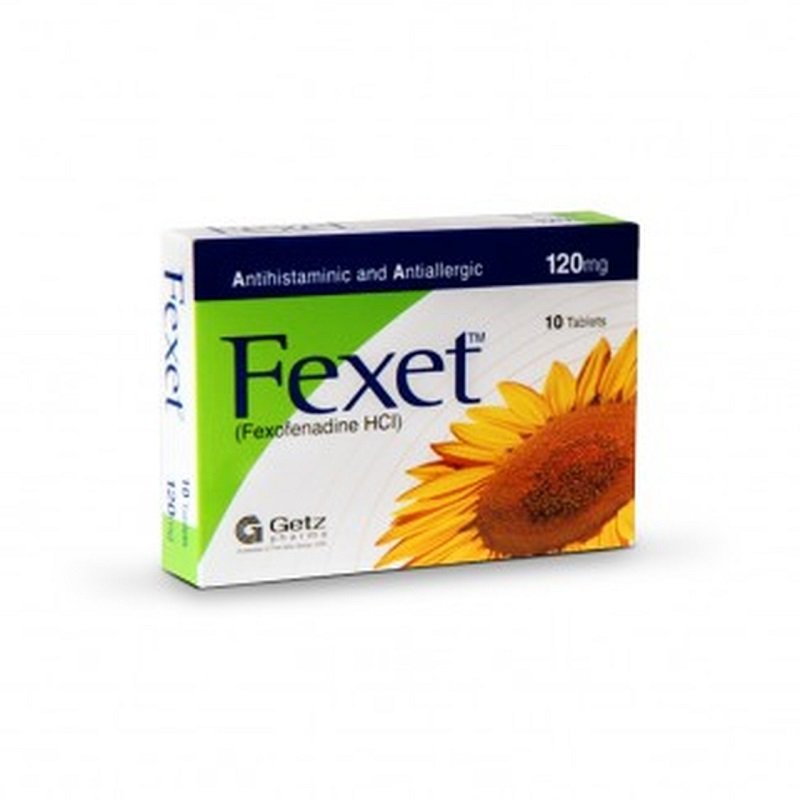 Fexet (Fexofenadine Hydrochloride) 120mg Tablets 20`s