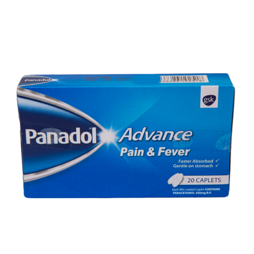 Panadol (Paracetamol) Advance Tablets 20`s