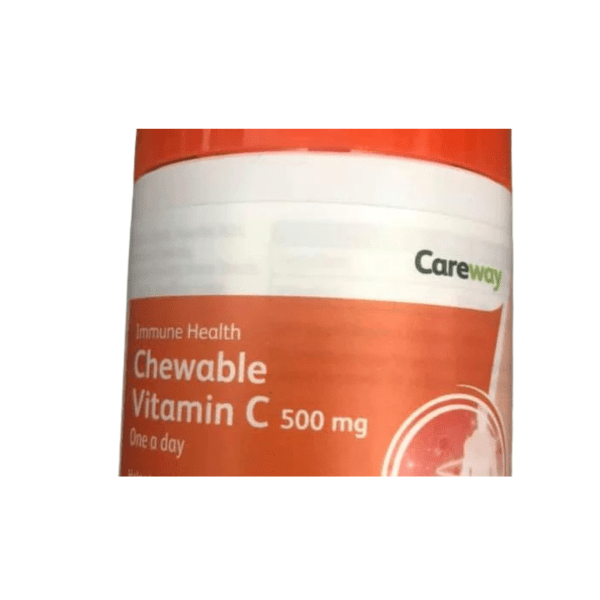 Careway Vitamin C 500Mg Chewable Tablets 30`s
