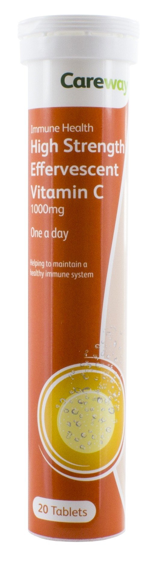 Careway High Strength Vit- C 1g Tablets 20`s