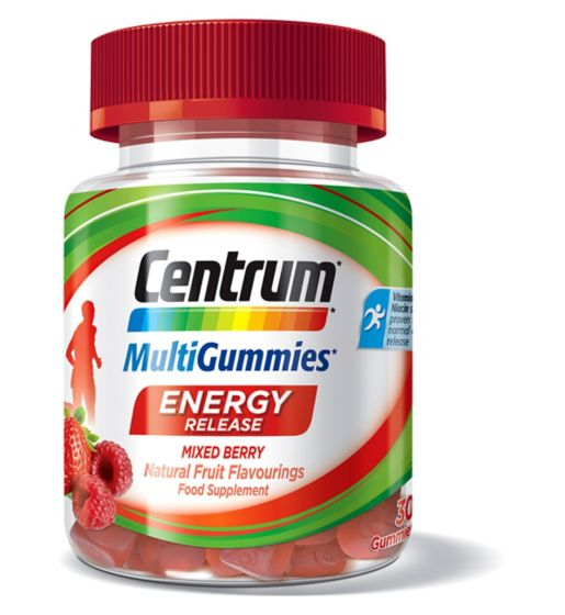Centrum Multi Gummies Energy Release Mixed Berry 30`s