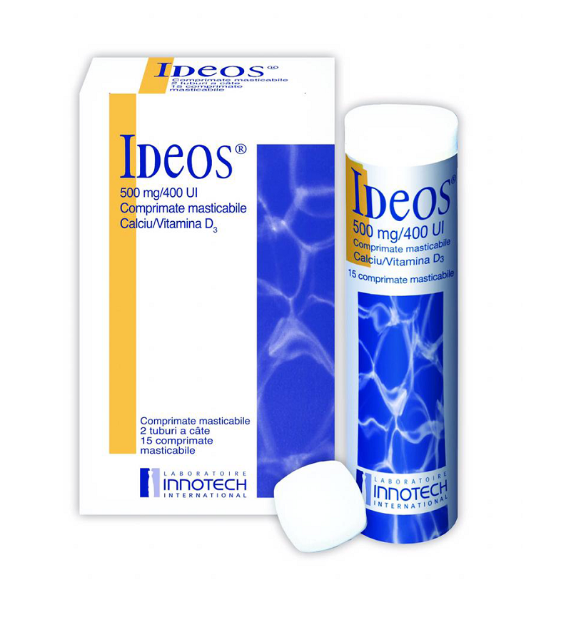 Ideos (Calcium and vitamin D) Chewable Tablets 30`s