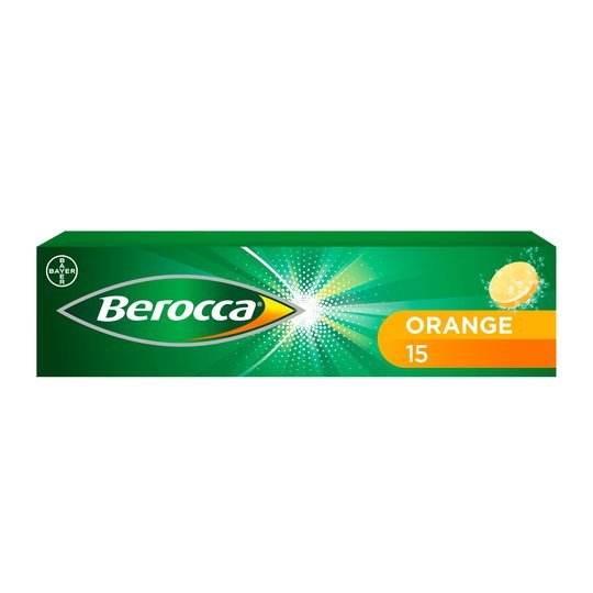 Berocca Effervescent Orange Tablets 15`s