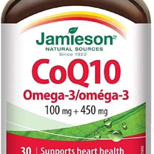 Jamieson COQ10 + Omega-3 Softgels 30`s
