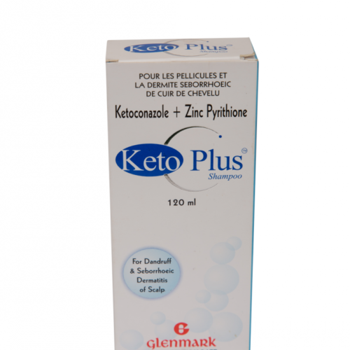 Keto-Plus (Ketoconazole/Zinc Pyrithione) Shampoo 120ml
