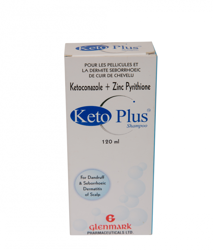 Keto-Plus (Ketoconazole/Zinc Pyrithione) Shampoo 120ml