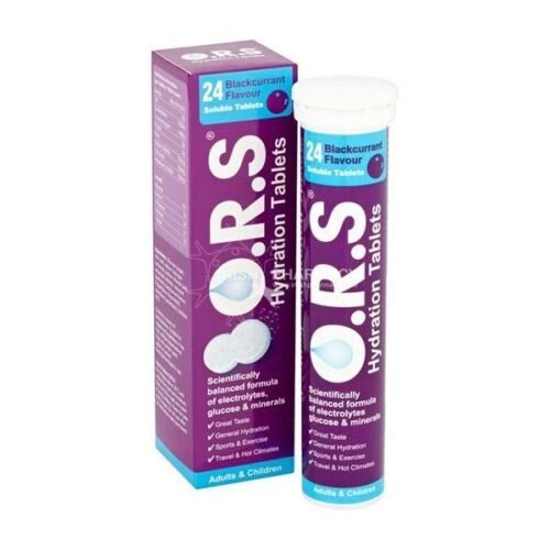 ORS Hydration Blackcurrant Tablets 24`S