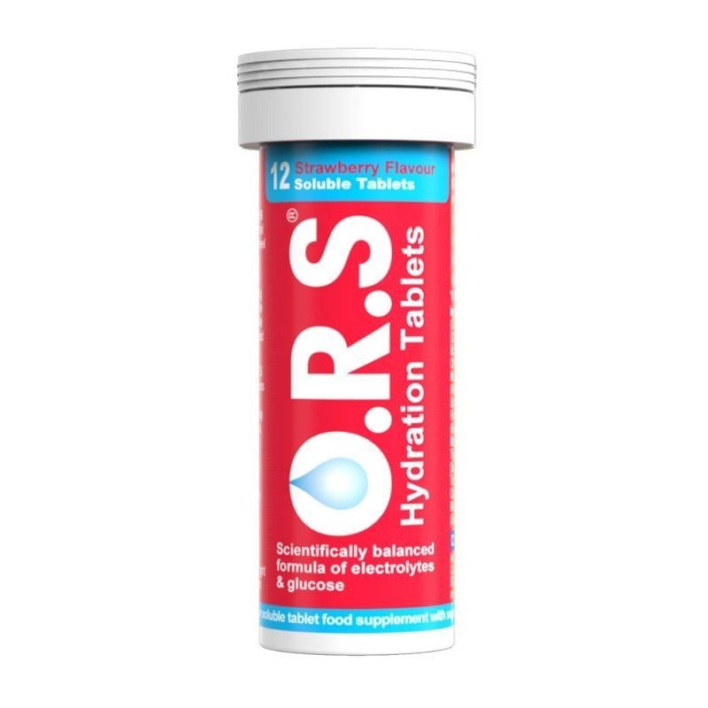 ORS Rehydration Salts Strawberry 12`S