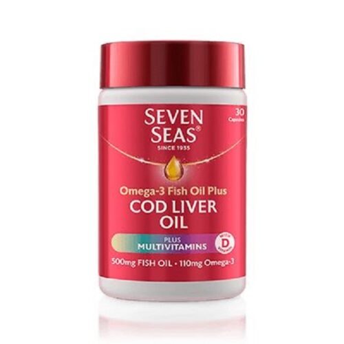 Seven Seas CLO Plus Multivitamins One A Day Caps 30`S