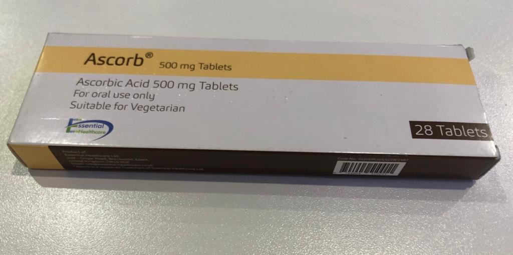 Ascorb (Vitamin-C) 500mg Tablets 28`s