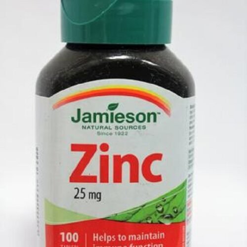 Jamieson Zinc 25MG Tablets 100`S