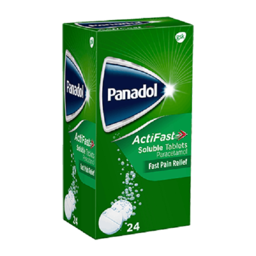 Panadol Actifast Soluble 500mg Tablets 12's