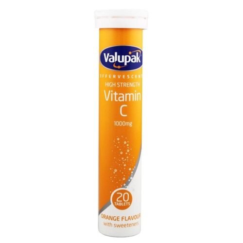Valupak Vitamin C 1000MG Effervescent Tablets 20`S