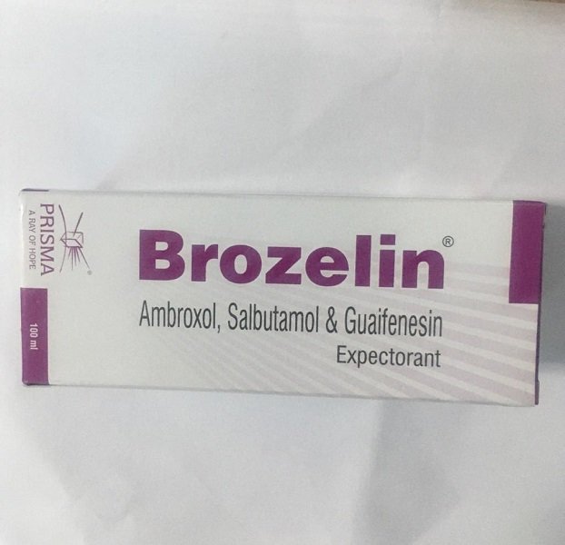 Brozelin Expectorant Cough Syrup 100ML Syrup 1`S