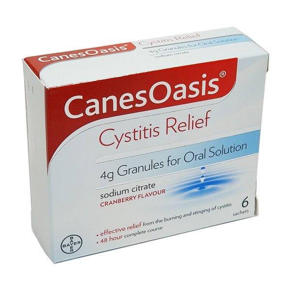 Canesoasis (Sodium Citrate) Cystitis Relief Sachets 6`S