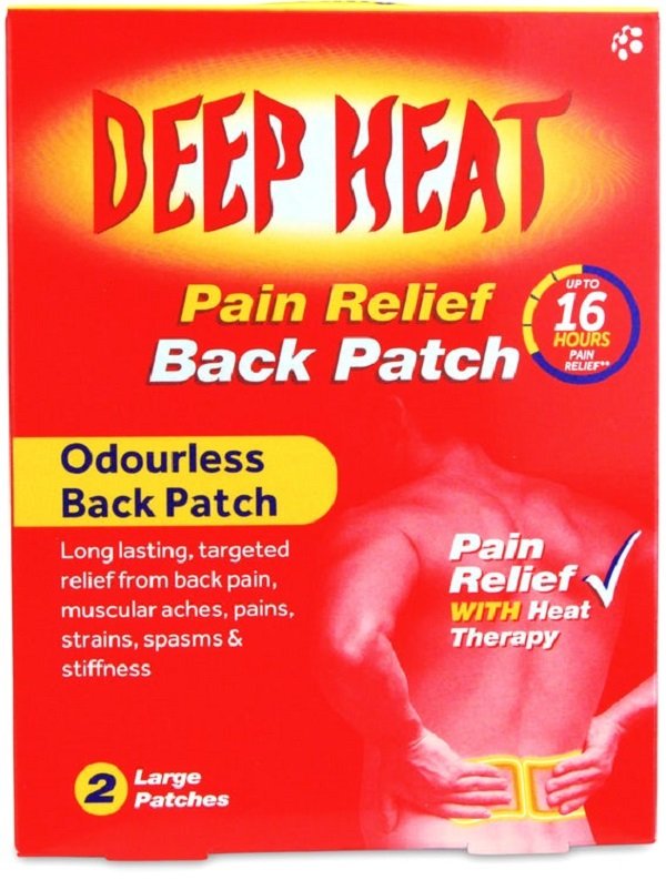 Deep Heat Pain Relief Back Patch 2`S