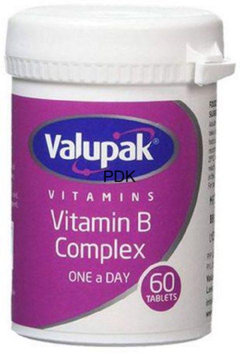 Valupak Vit B Complex Tablets 60`S - Pharmacy Direct Kenya