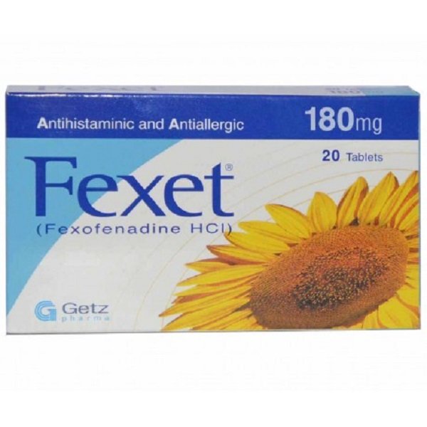 Fexet (Fexofenadine)180MG Tablets 20`S