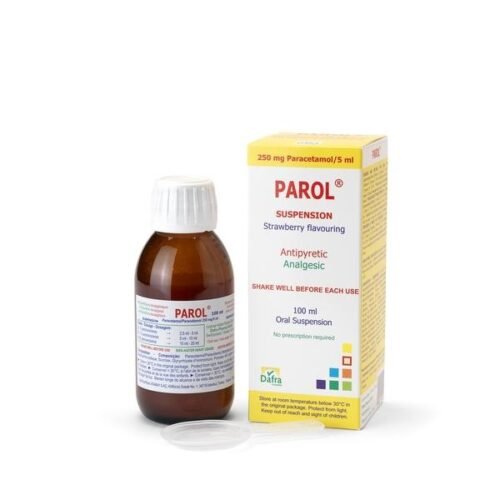 Parol (Paracetamol ) 250/5ML  Suspension 100ML