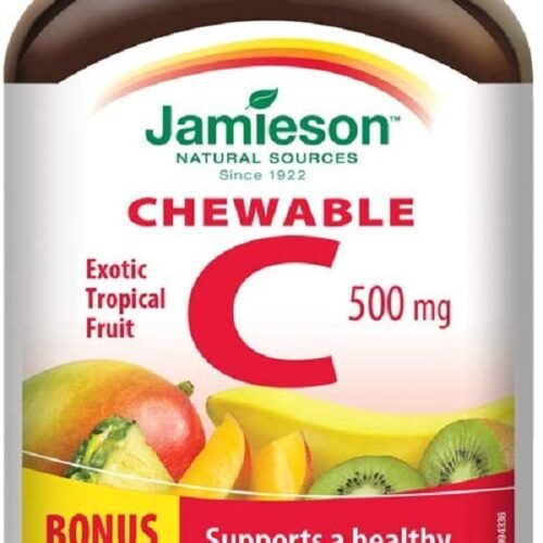 Jamieson Chewable C 500MG Tablets 120`S