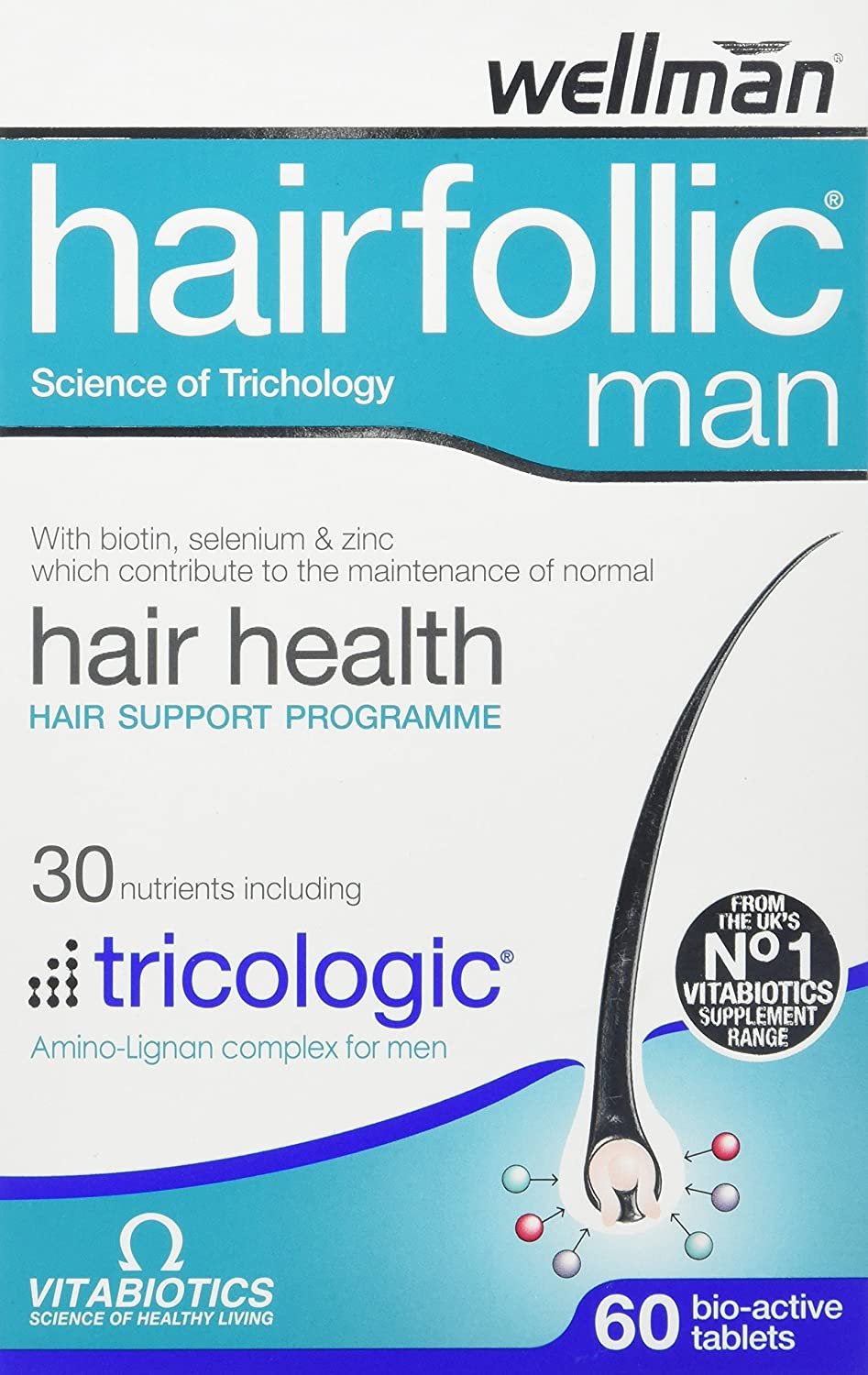 Wellman Hairfollic Tablets 60`S