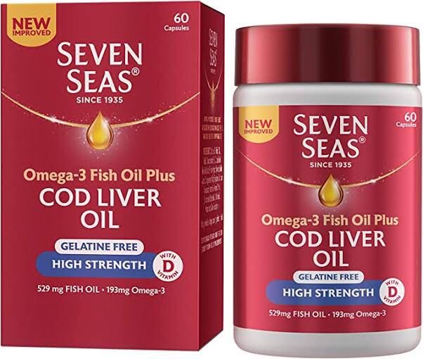 Seven Seas CLO H/S Gelatine Free Tablets 60`S