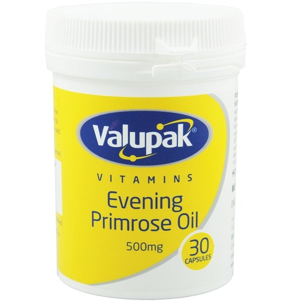 Valupak Evening Primrose Oil 500MG Capsules 30`S