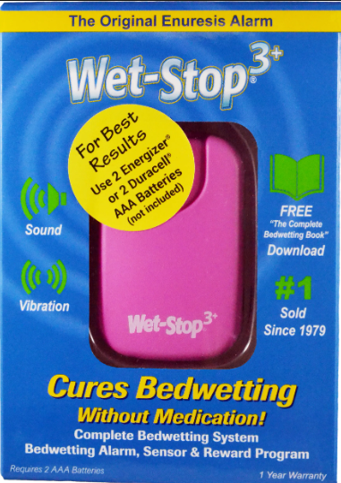 Wet-Stop 3 Bed Wetting Alarm (Pink).